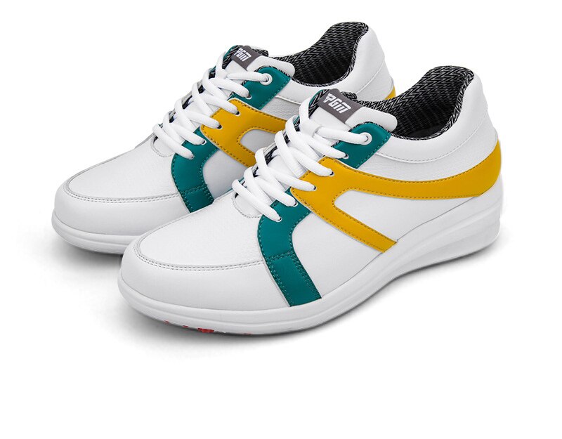 PGM Golf Shoes Women&#39;s Waterproof Hidden Heel Sport ShoesBreathable Non-Slip Trainers Shoes XZ145 - KiwisLove