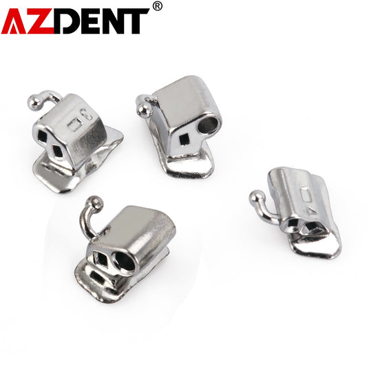 10 Packs  AZDENT Dental Orthodontic Bondable Non-Con Mesh Base Buccal Tube 1st Molar Roth / MBT 022 - KiwisLove