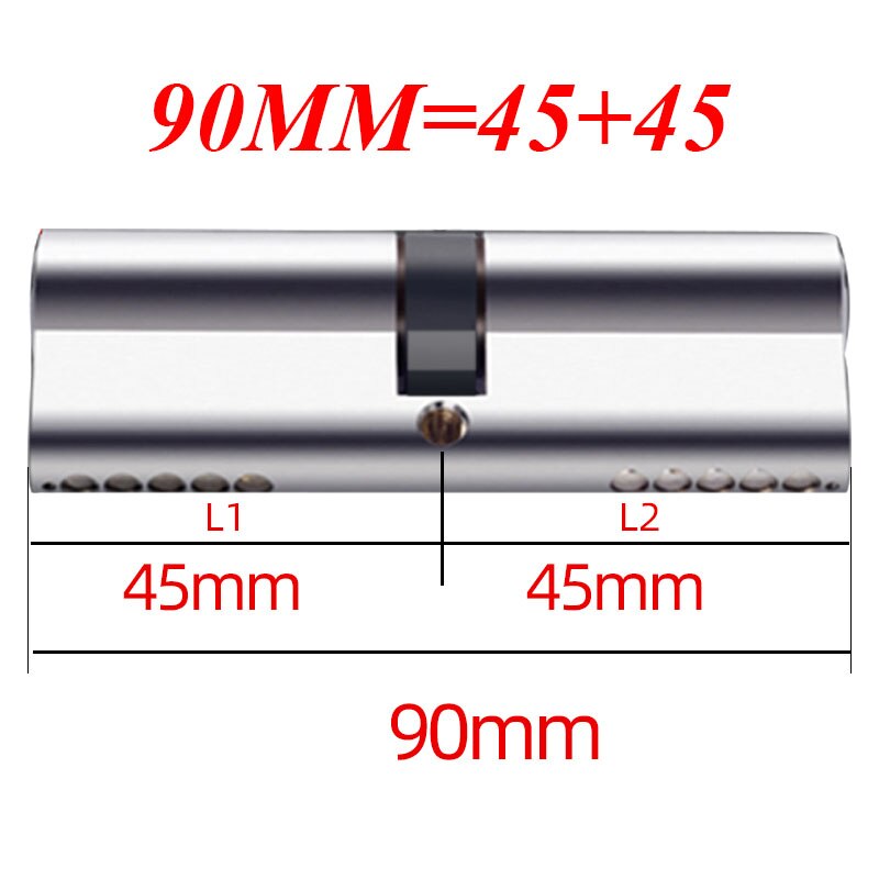 European standard cylinder lock cylinder door lock anti-theft door lock entry door cylinder lock outdoor door lock key lock - KiwisLove