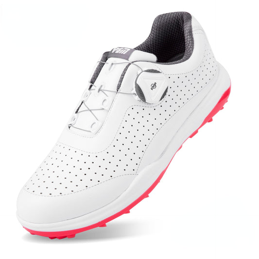 PGM Women Golf Shoes Breathable Vent Soft Microfiber Leather Spin Buckle Anti-side Sliding Nail Casual Sport Gym Sneakers XZ201 - KiwisLove