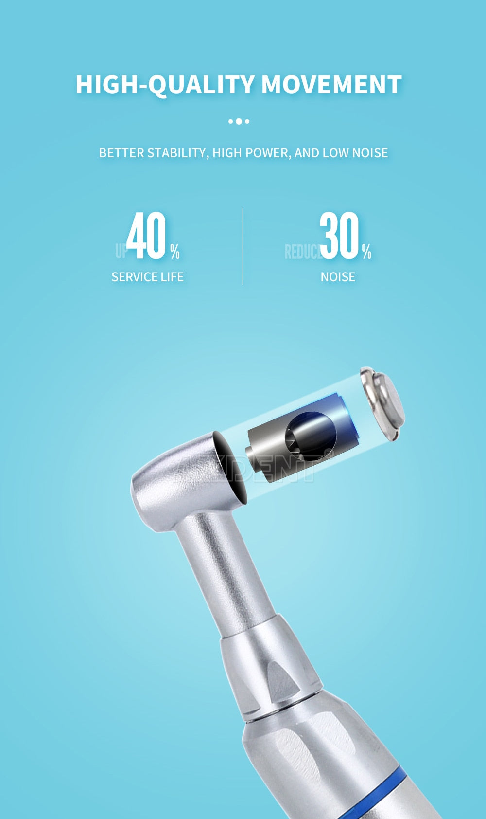 Dental Handpiece Low Speed Push Button Contra Angle 22000-27000 Rpm Newest Press Bending Machine - KiwisLove