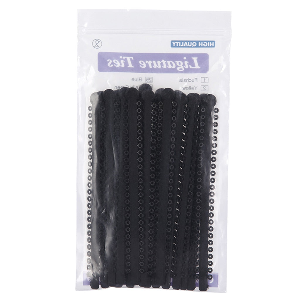 Azdent Dental Orthodontic Ligature Ties Elastic Rubber Ligature Ties (1Pack=1000 Circles=20Sticks) / Power Chain (Just 1 PC ) - KiwisLove