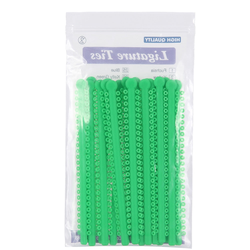 Azdent Dental Orthodontic Ligature Ties Elastic Rubber Ligature Ties (1Pack=1000 Circles=20Sticks) / Power Chain (Just 1 PC ) - KiwisLove