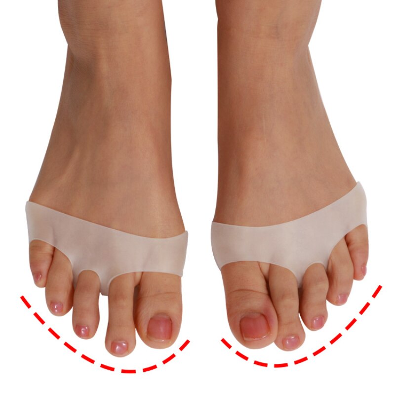 Silicone Gel Toe Pads High heel shock absorption anti Slip-resistant metatarsal foot Pad Forefoot Pad Feet Pain Foot Pad Massage - KiwisLove