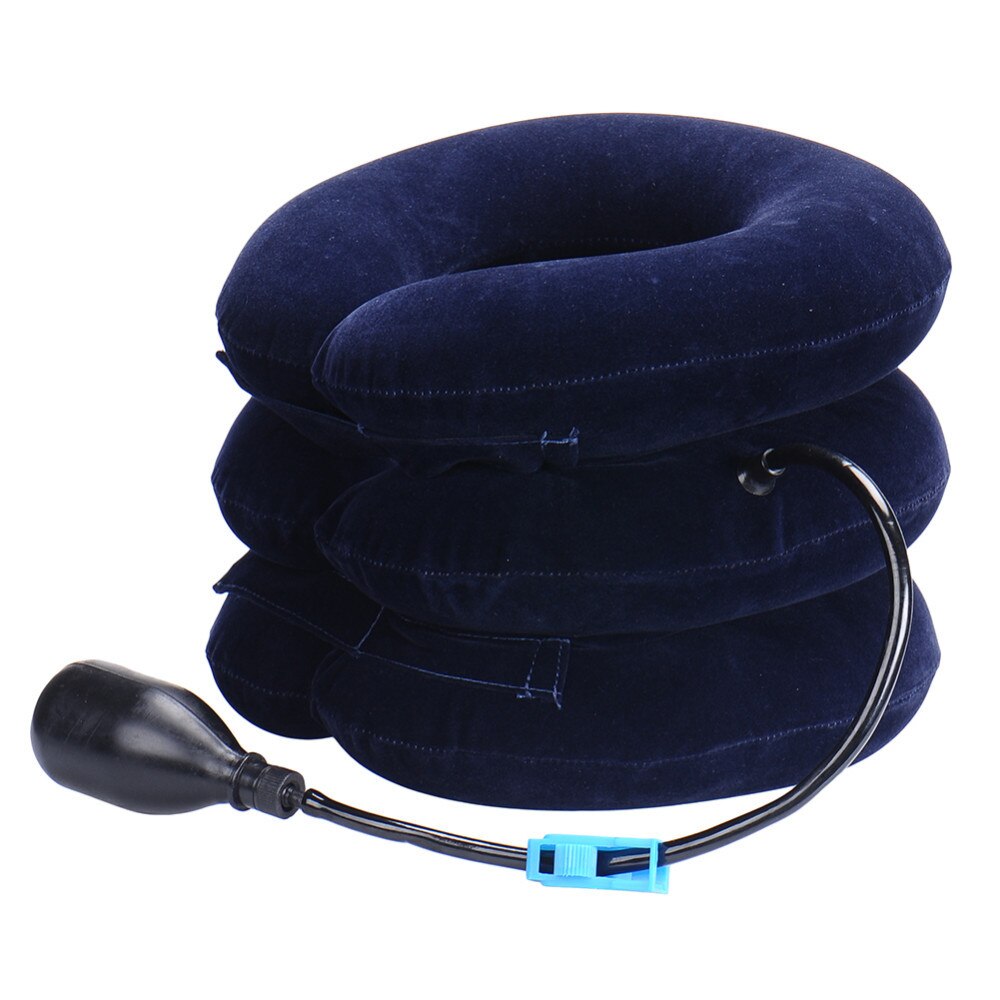 Neck Stretcher Inflatable Air Cervical Traction 1 Tube Neck Massage Support Cushion Devices Orthopedic Pillow Collar Pain Relief - KiwisLove