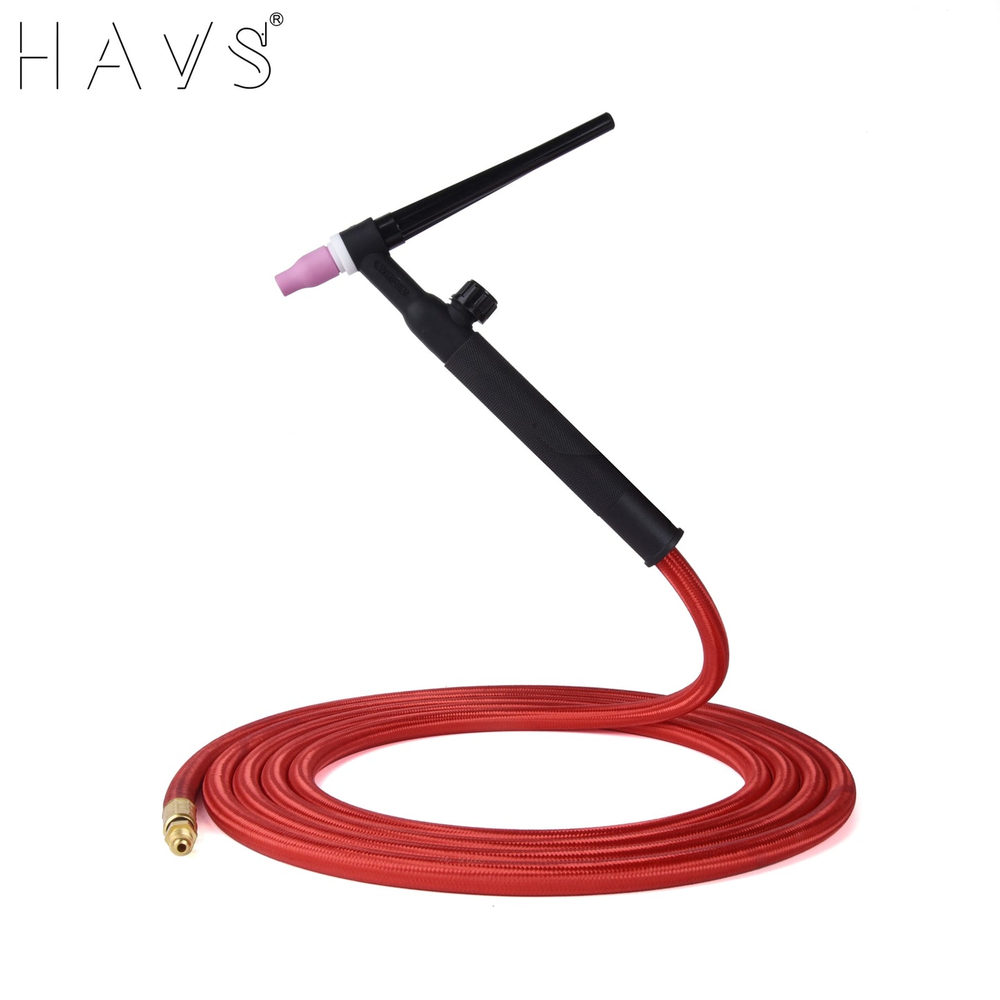 3.8m(12.5ft)/7.6m(25ft)Power Cable  Red Gas Hose TIG Welding Torch Package WP9 Series 13/8&quot;-24R.H - KiwisLove