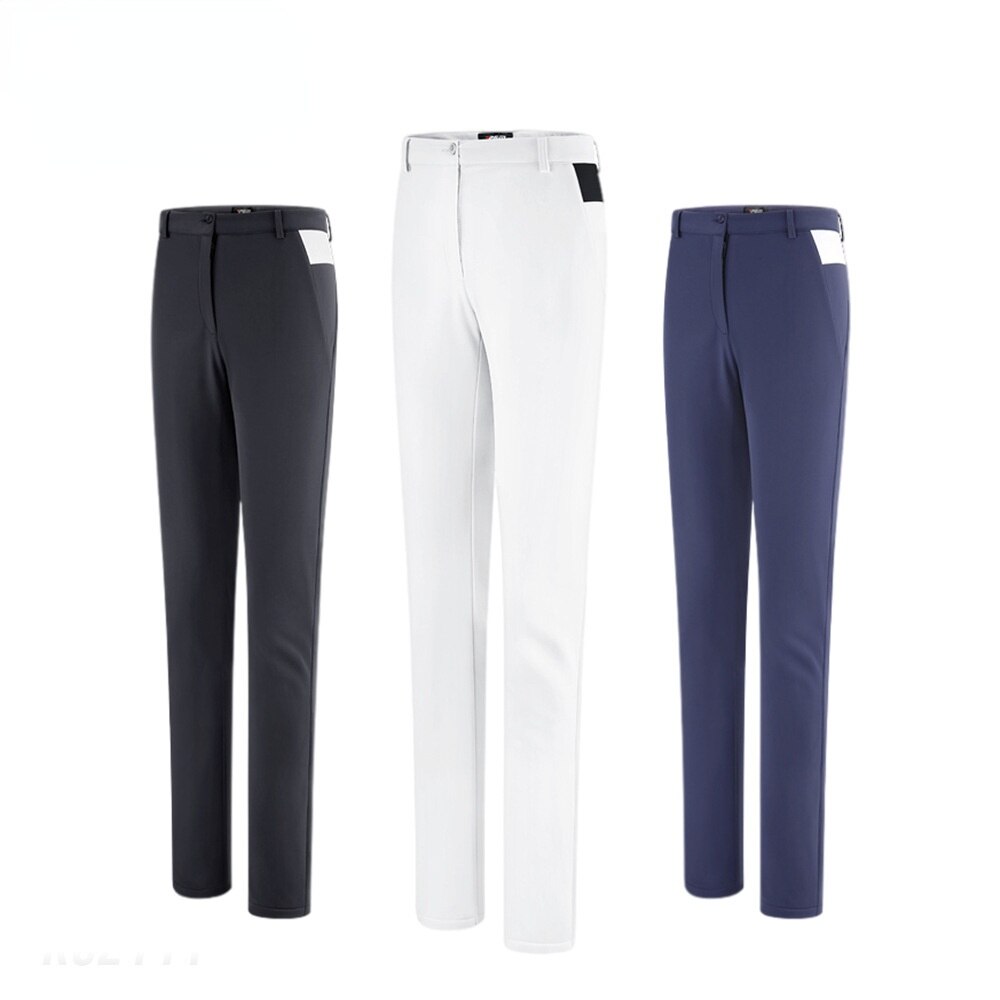 PGM Autumn Winter Waterproof Women Golf Trousers Thick Keep Warm Long Pant Plus Velvet Golf Ball Pants Windproof Tennis Clothing - KiwisLove