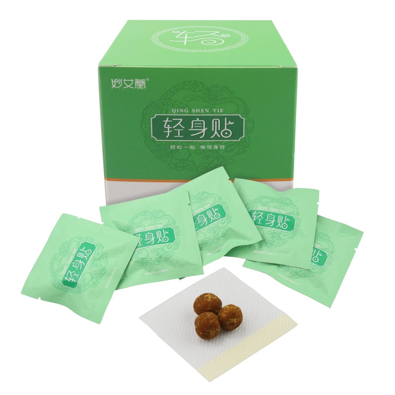30Pcs Weight Loss Belly Fat Burning Patch Slim Sheet Chinese Dampness-Evil Removal Slimming Patch Mugwort Navel Sticker - KiwisLove