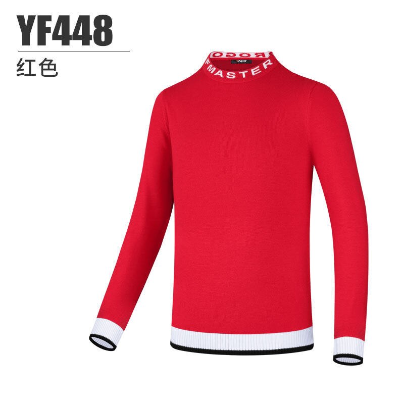 PGM Golf Sweater Children Winter Mercerized Wool Sports Clothing Girls Warm Long-Sleeved T-Shirt Round Neck Thick Autumn Clothes - KiwisLove