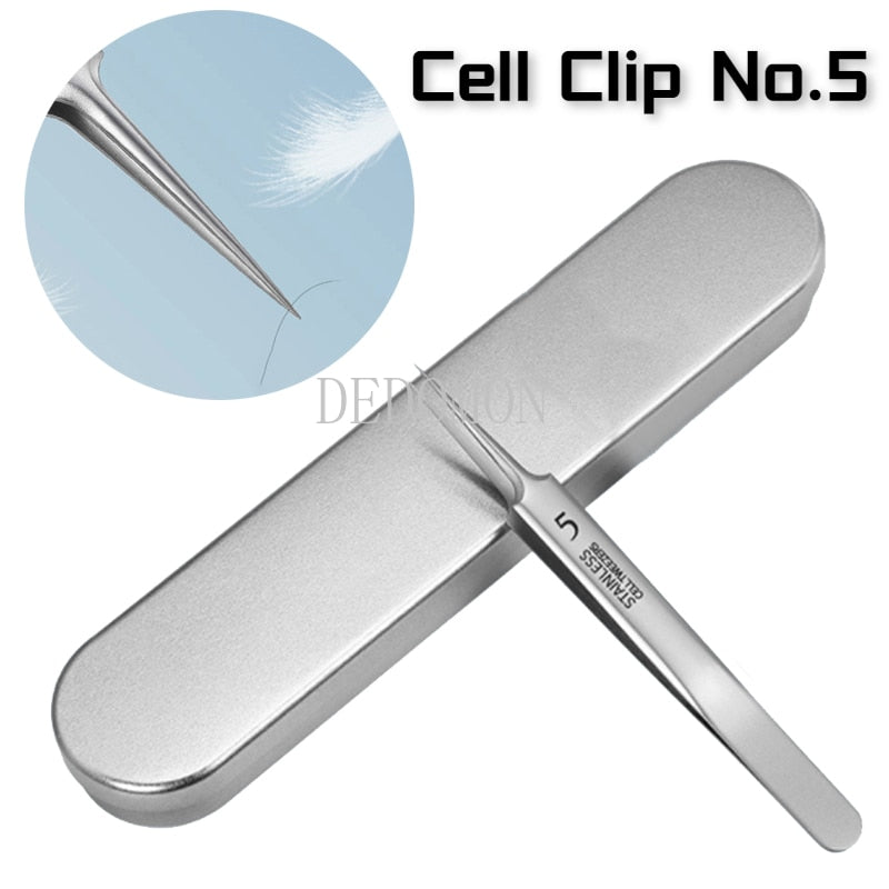 German Ultra-fine No. 5 Cell Pimples Blackhead Clip Tweezers Beauty Salon Special Scraping &amp; Closing Artifact Acne Needle Tool - KiwisLove