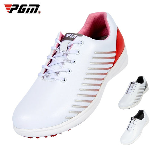 PGM Golf Shoes Womens Waterproof Microfiber Anti-Slip Golf Shoes Breathable Sports Sneakers Ultra-Light Leisure Trainers XZ156 - KiwisLove