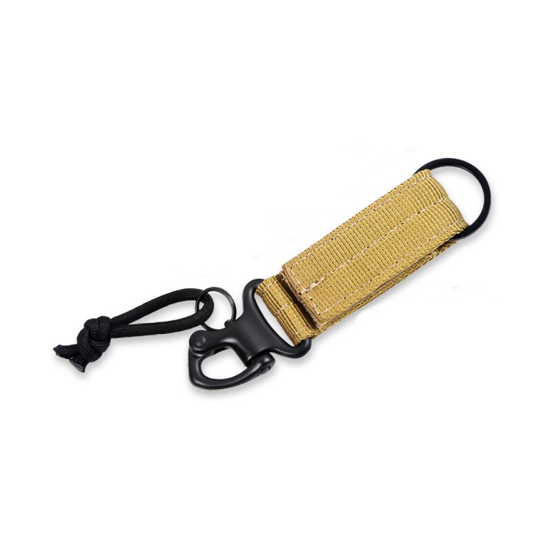 1PCS Outdoor Tool Nylon Key Ring Holder TacticalGear Clip Belt Keepers Military Utility Hanger Carabiner Tactical Molle Hook - KiwisLove