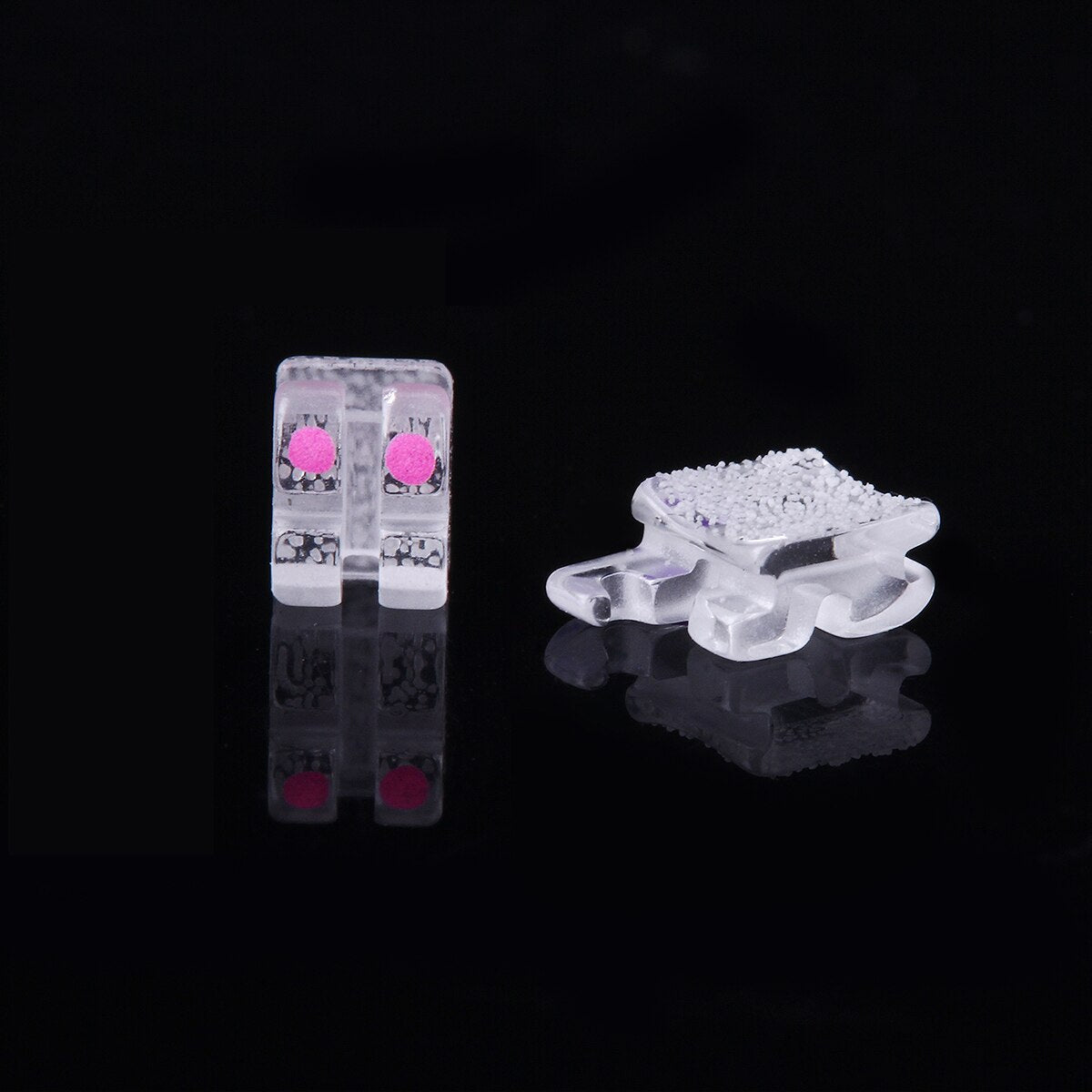 Dental Orthodontic Monocrystalline Sapphire Ceramic Bracket Roth.018. 345Hooks - KiwisLove