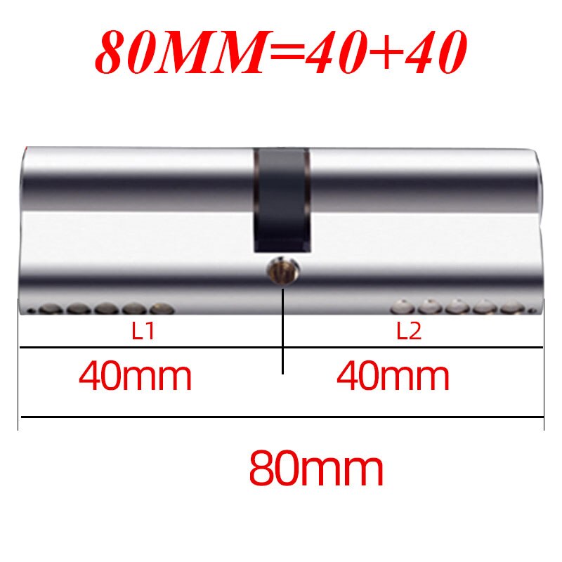 European standard cylinder lock cylinder door lock anti-theft door lock entry door cylinder lock outdoor door lock key lock - KiwisLove