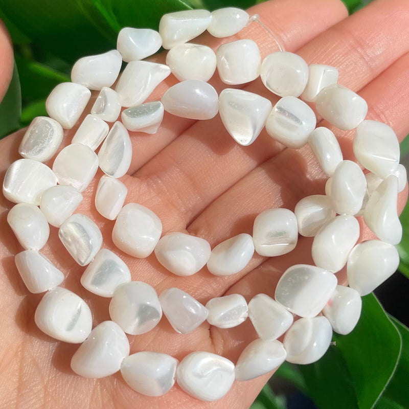 Natural Shell Beads Colorful Irregular Mop Mother of Pearl Loose Spacer Beads for Jewelry Making DIY Charm Bracelet Necklace - KiwisLove