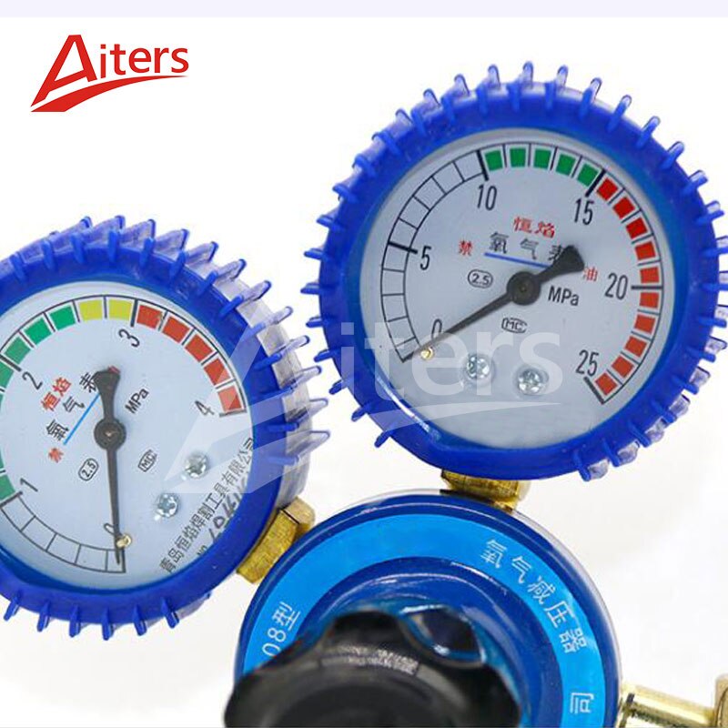 O2 oxygen pressure regulator with gauge for welding parts M16x1.5 Threaded interface Welding accessories - KiwisLove