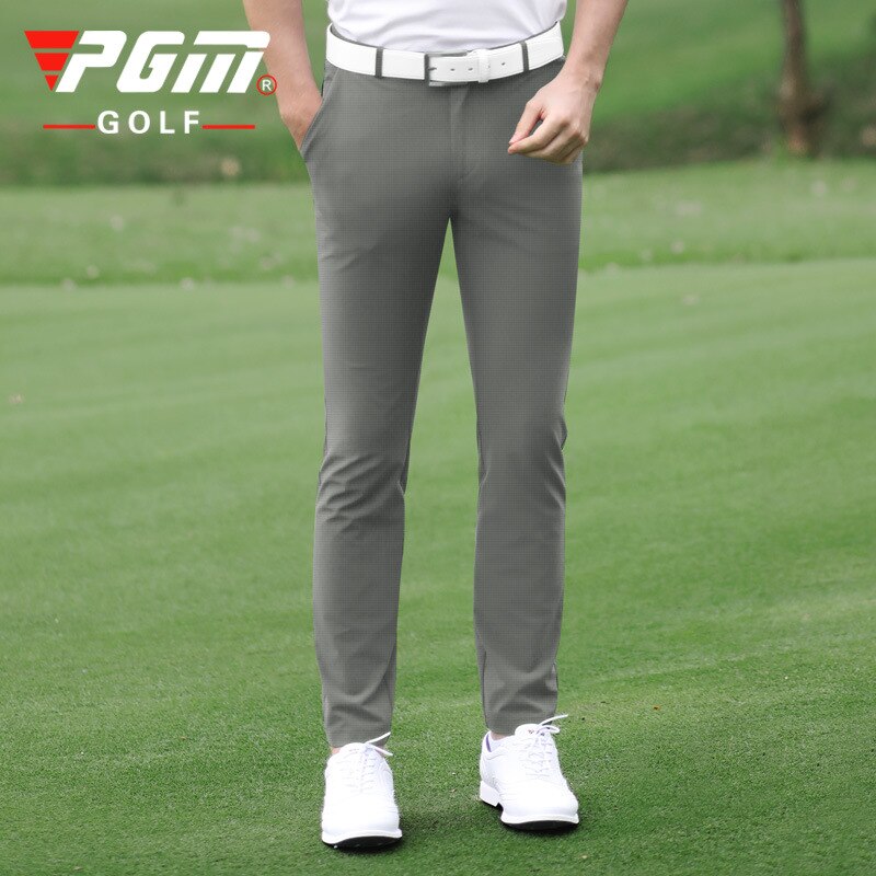 PGM Men Golf Pants Summer Slim Elastic Breathable Longs Trousers Sport Wear Clothes Gym Suit Casual Clothing Navy Grey KUZ079 - KiwisLove