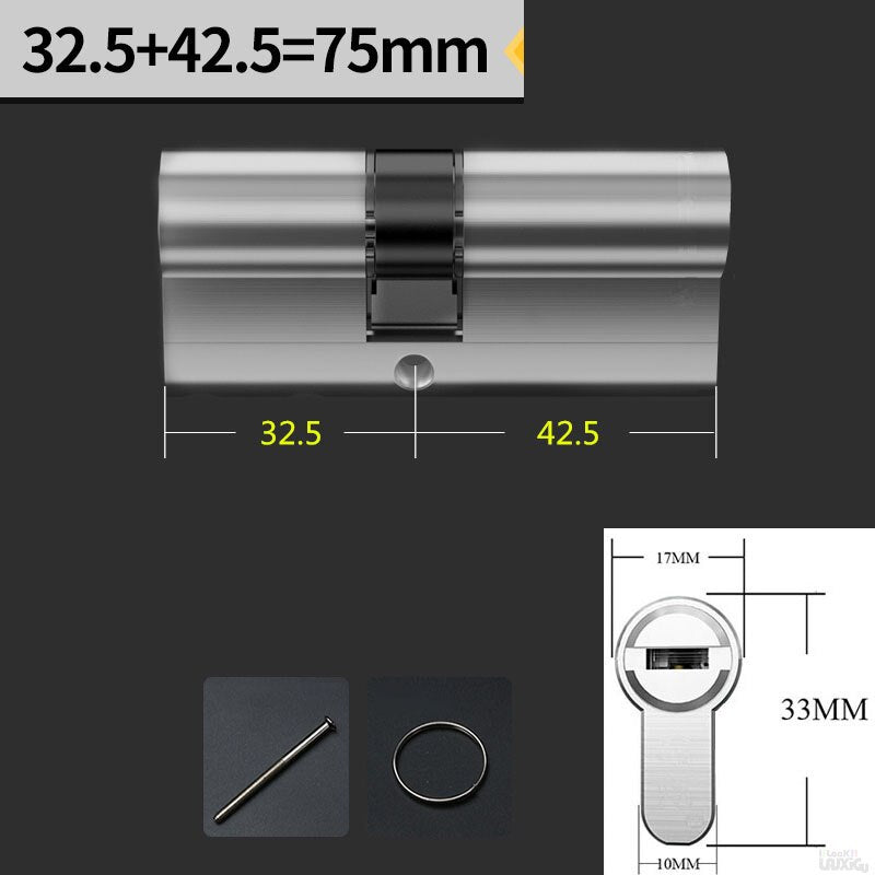 Common standard lock cylinders, cylinder locks for entry doors,  key locks.outdoor door locks,Cylinder door lock  8 alloy keys - KiwisLove