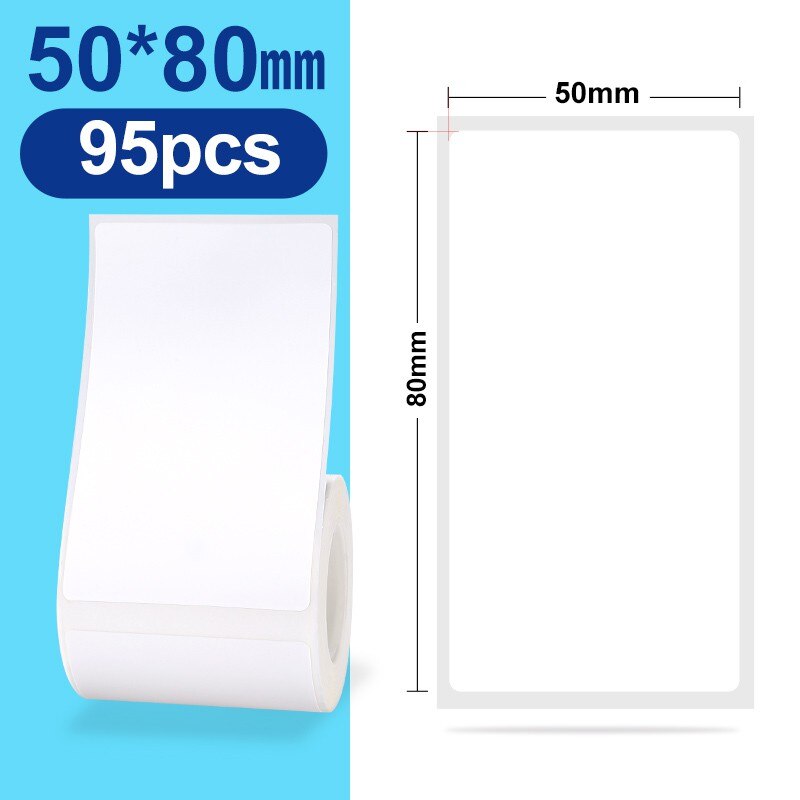 NIIMBOT B21 B3S Thermal Label 2 Rolls Clothing Price Food Self-adhesive Tag Waterproof Smart Office Pocket Printer Label Paper - KiwisLove