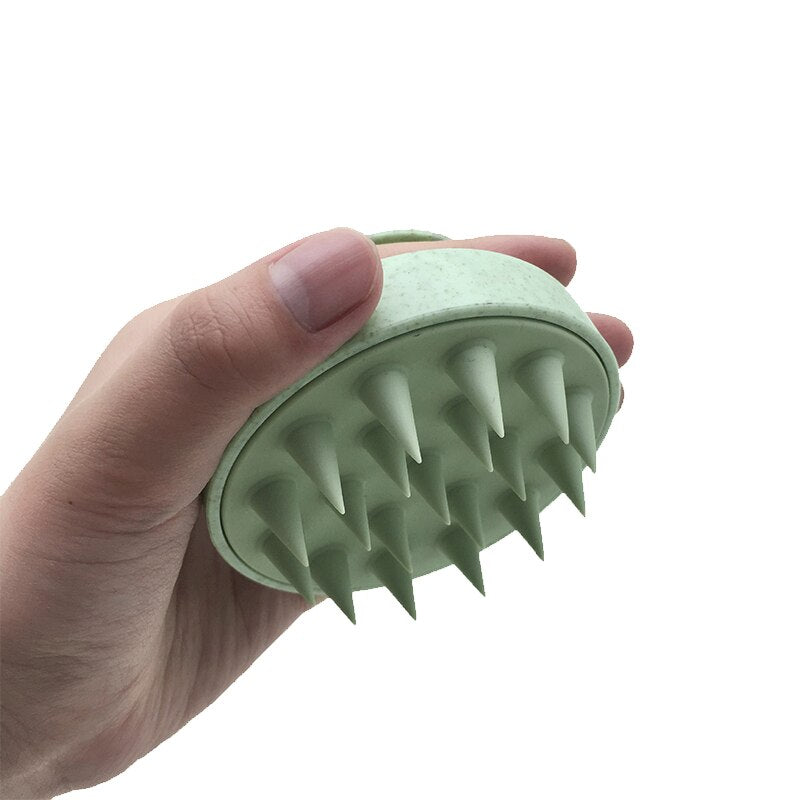 1Pcs Multifunctional Shampoo Brush Handheld Scalp Shampoo Massage Brush Shower Hair Comb Mini Head Meridian Massage Comb - KiwisLove