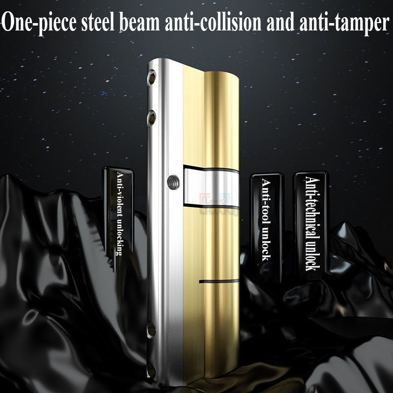 European standard lock cylinders Outdoor door locks,cylinder locks for entry doors, Cylinder door lock cylinder 8 keys lock core - KiwisLove