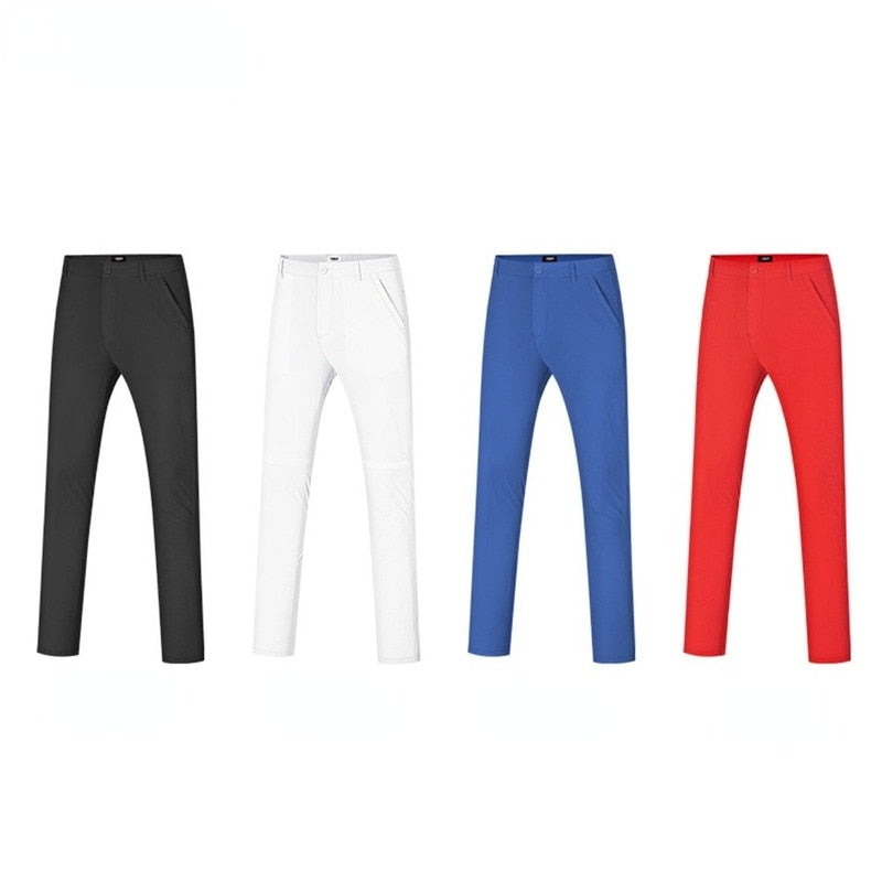 PGM Summer Golf Men Pants Elastic Casual Sports Pants Comfortable Quick Dry Male Trousers Mens Tennis Baseball Wear KUZ102 - KiwisLove
