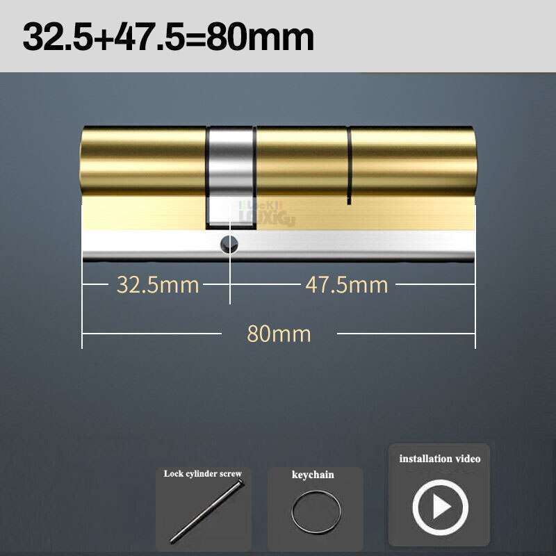 European standard lock cylinders Outdoor door locks,cylinder locks for entry doors, Cylinder door lock cylinder 8 keys lock core - KiwisLove