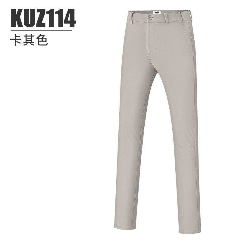 PGM Men Golf Pants Men's Autumn And Winter Sports Pants Waterproof High Elastic Trouser Golf Wear Men Clothing XXS-XXXL KUZ114 - KiwisLove