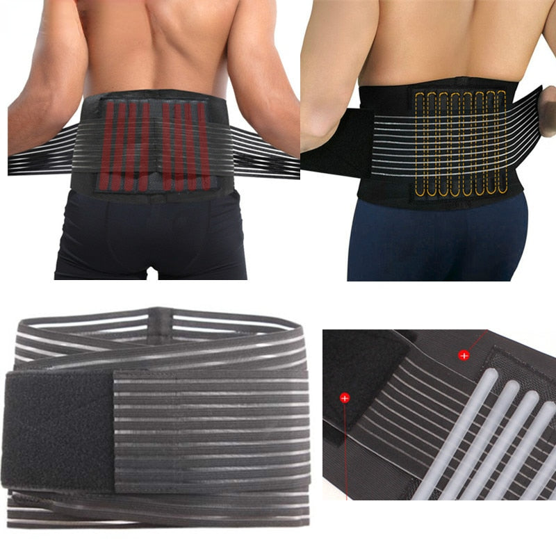 Lumbar Support Belt Disc Herniation Orthopedic Medical Strain Pain Relief Corset Back Injury Support Belts Decompression Brace