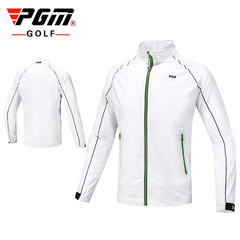 PGM Golf Men Jacket Long Sleeve Stand-up Collar Windbreaker Warmth Windproof and Rainproof Golf Clothes YF386 - KiwisLove