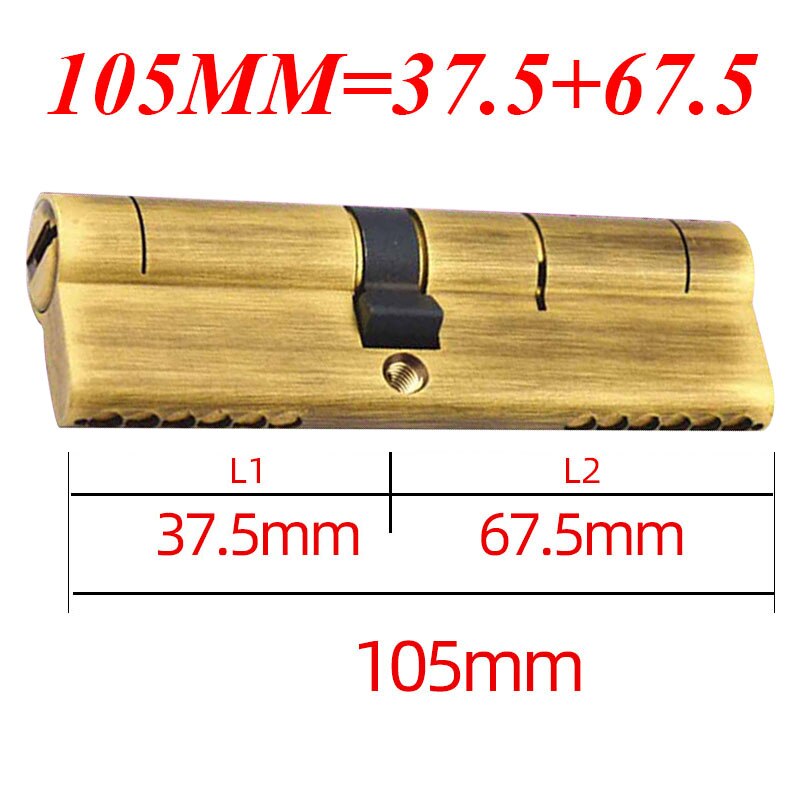 European standard cylinder lock cylinder door lock key lock anti-theft door lock entry door cylinder lock outdoor door lock - KiwisLove