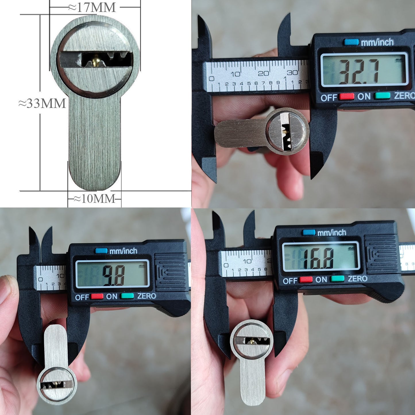 Door lock Lock cylinder,Cylinder Lock outdoor door lock,Entrance lock,  Cylinder door lock 5 keys Lock core DOOR LOCK - KiwisLove