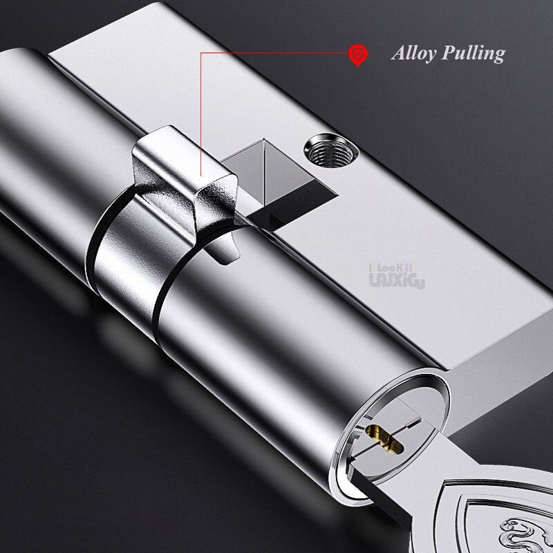 12/8 key anti-theft door round cylinder lock entry door round cylinder lock outdoor door lock family lock door lock lock core - KiwisLove