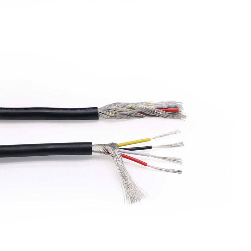 5M UL2547 Shielded Signal Wire Copper Cable 28/26/24/22AWG 2 3 4 5 6 7 8 Cores PVC Channel Audio Headphone Control Wire Line - KiwisLove