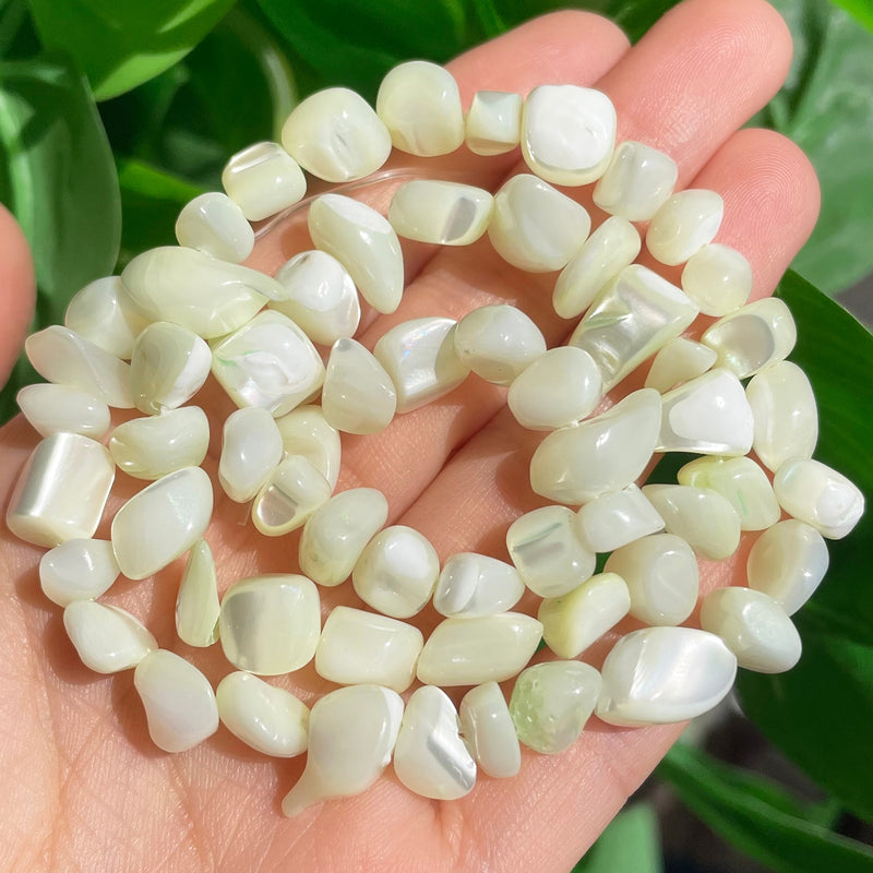 Natural Shell Beads Colorful Irregular Mop Mother of Pearl Loose Spacer Beads for Jewelry Making DIY Charm Bracelet Necklace - KiwisLove