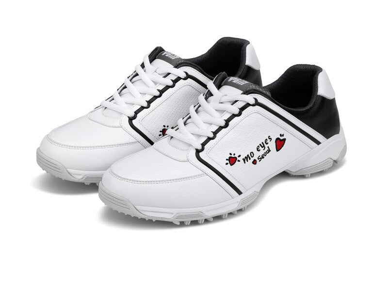 PGM Women&#39;s Waterproof Golf Shoes Light Weight Soft Breathable Universal Outdoor Camping Sports Shoes All-match White ShoesXZ144 - KiwisLove