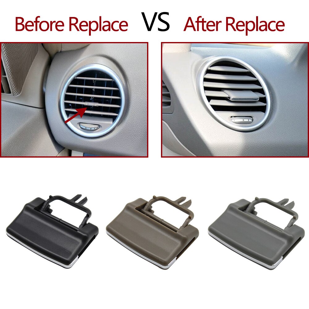 Front Rear AC Air Conditioning Vent Outlet Tab Clip Slider For Mercedes Benz W164 X164 M ML GL 300 350 450 500 2006-2011 - KiwisLove