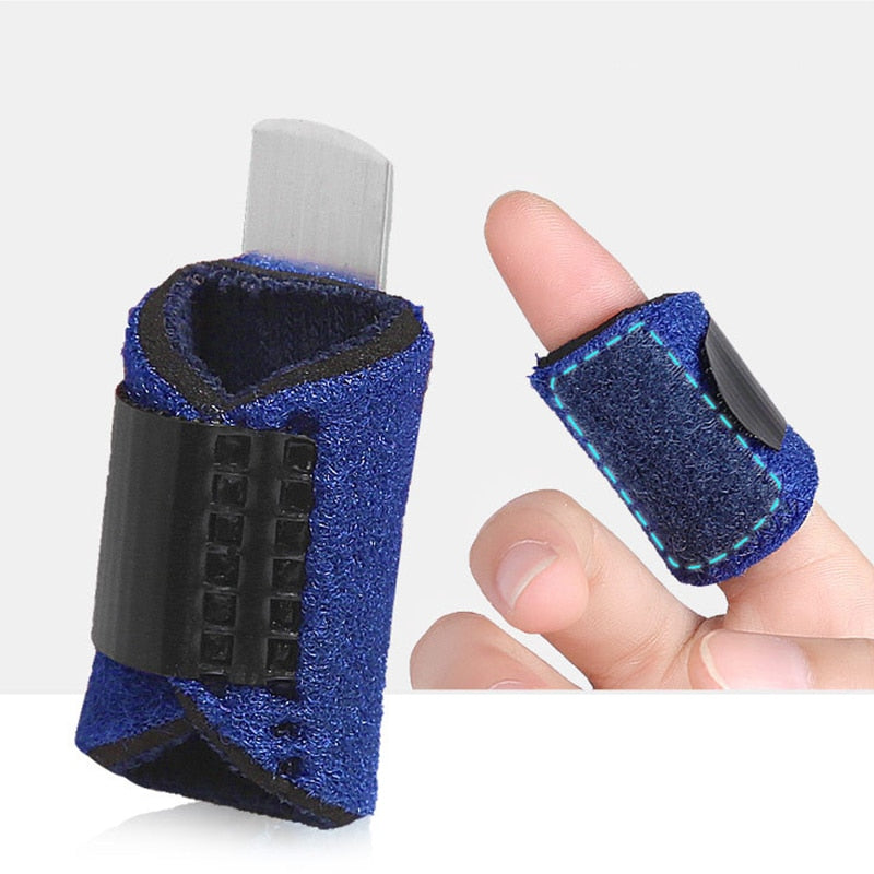 Adjustable Finger Splint Brace, Built-in Aluminum Alloy, Mallet Finger Brace for All Fingers Tendon Release &amp; Pain Relief - KiwisLove