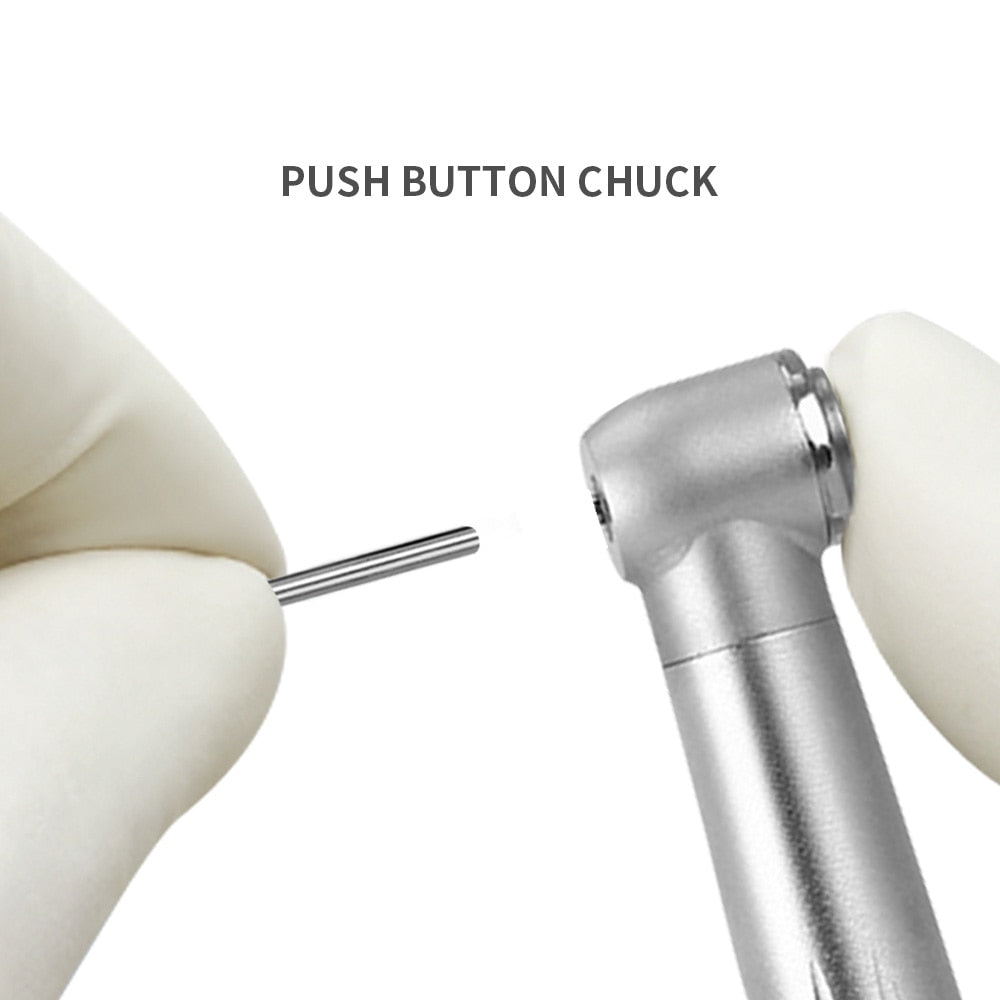 Dental High &amp; Low Speed Handpiece Kit Standard Push Button Single Way Water Spray E-type Air Motor M4 / B2 Whole Set - KiwisLove