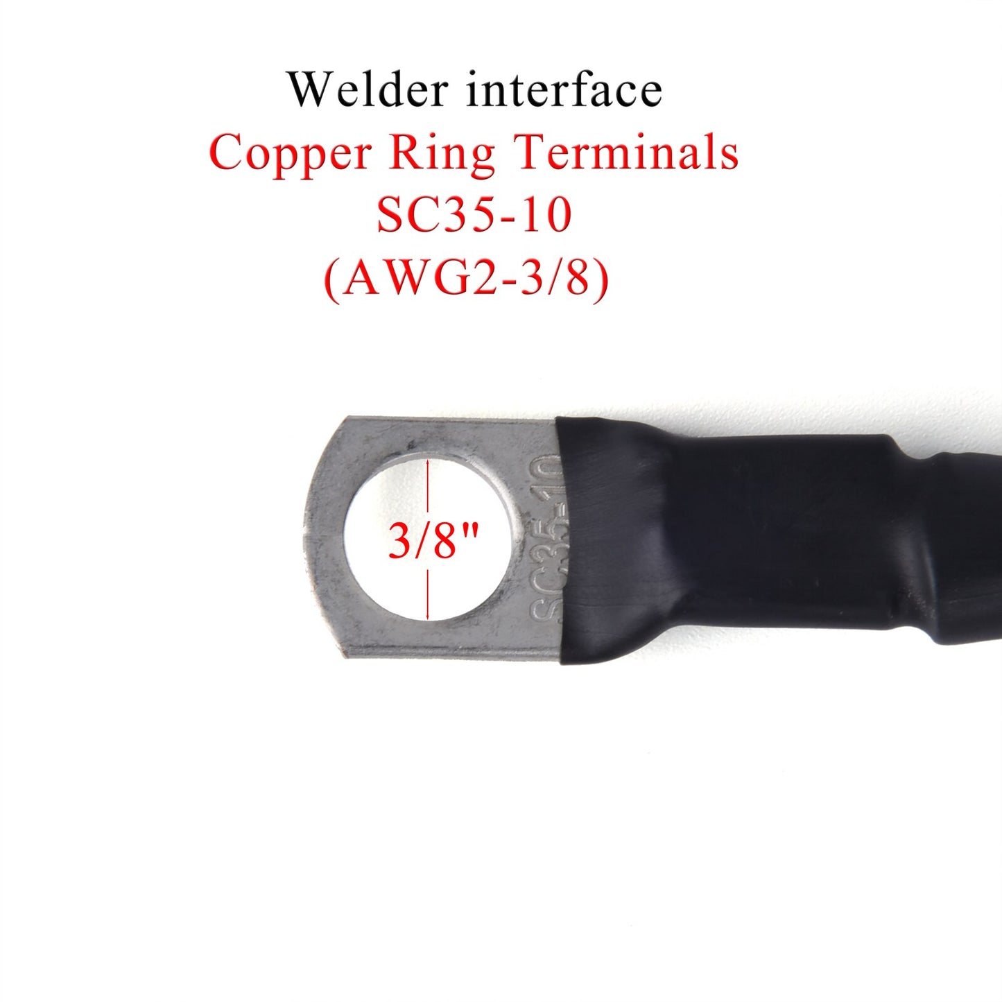 150 Amp 200 Amp 300 Amp Ground Clamp Welding Lead Terminal Lug Connector  16 And 25 Square Cable 15 FEET - KiwisLove