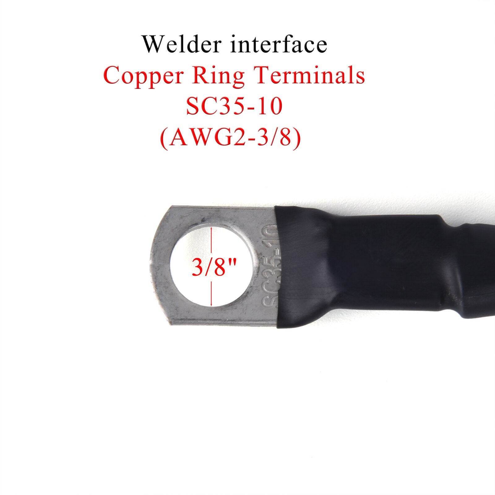 150 Amp 200 Amp 300 Amp Ground Clamp Welding Lead Terminal Lug Connector  16 And 25 Square Cable 15 FEET - KiwisLove