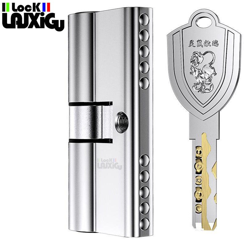 12/8 key anti-theft door round cylinder lock entry door round cylinder lock outdoor door lock family lock door lock lock core - KiwisLove