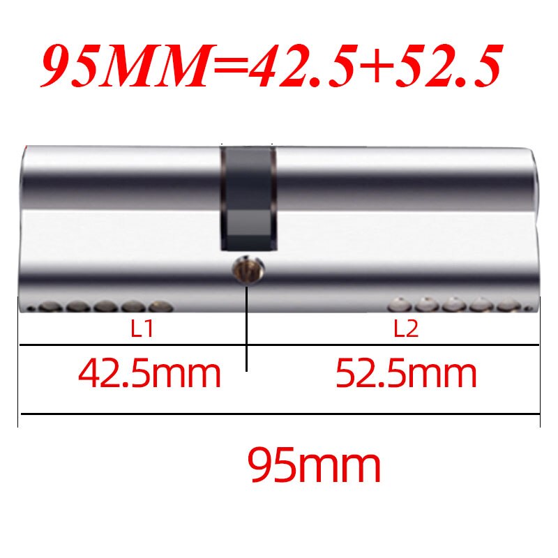 European standard cylinder lock cylinder door lock anti-theft door lock entry door cylinder lock outdoor door lock key lock - KiwisLove