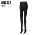 PGM Golf Women Autumn Winter Leggings Warm High Waist Thin Plus Velvet Thick Tights Step on Stockings Naked Black KUZ126 - KiwisLove