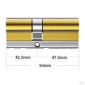 Super C grade, anti-theft copper lock cylinder,Universal,Anti-Pry Lock Anti-technology cracking,Security door Cylinder door - KiwisLove
