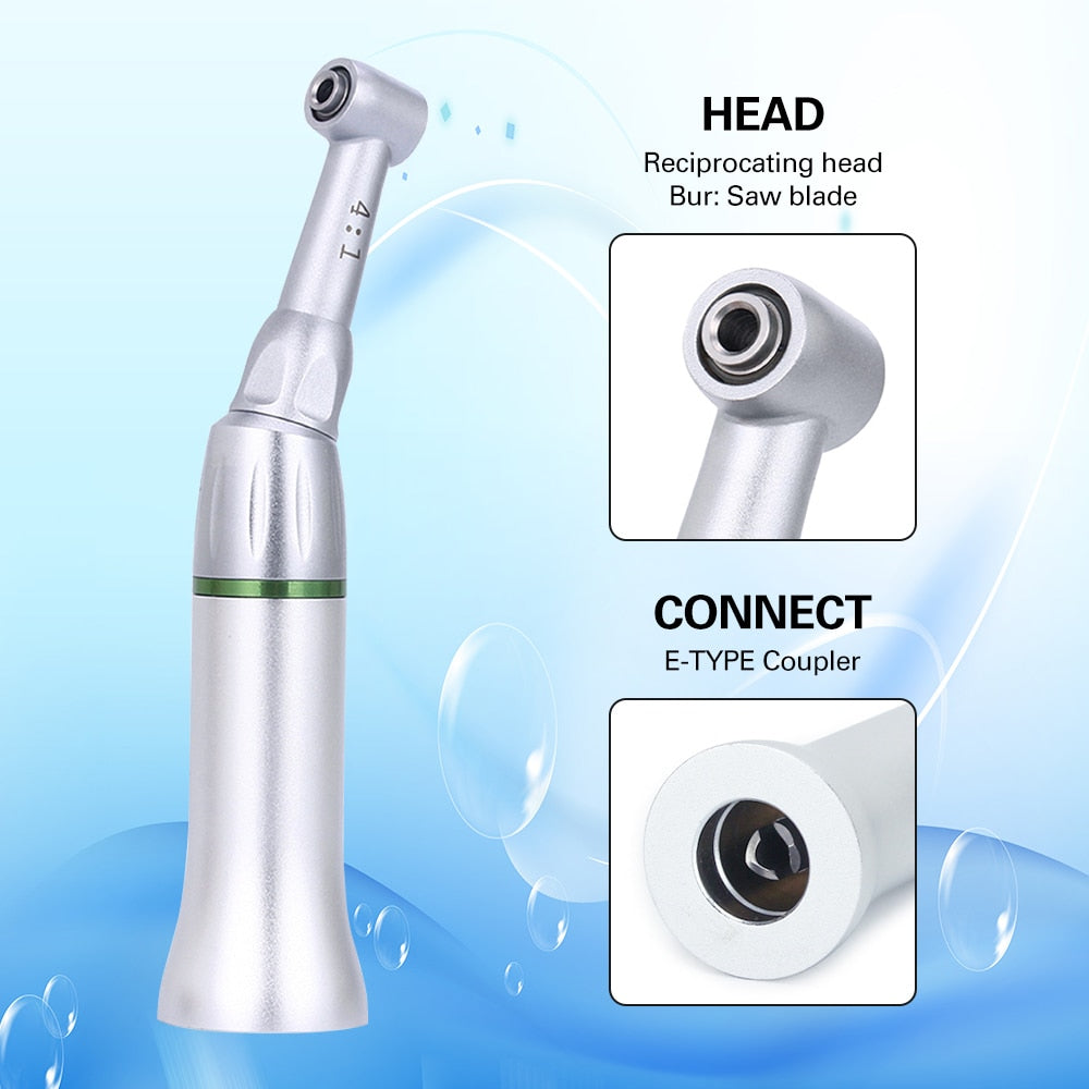 Dental 4:1 Reduction Contra Angle Reciprocating Interproximal Strip IPR System Fits ISO E Type Handpieces - KiwisLove