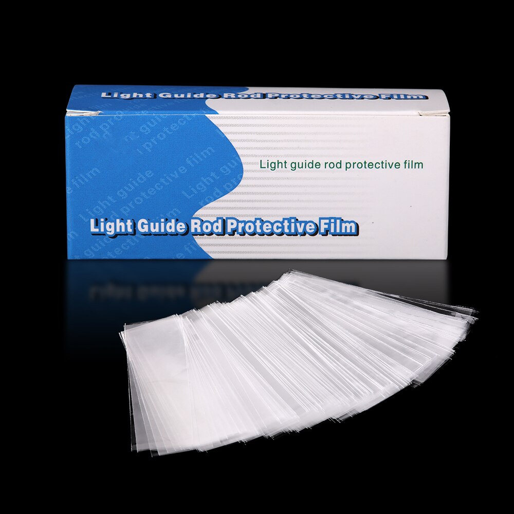 200pcs/Box Disposable Dental Light Curing Head  Plastic Covers Light Guide Rod Protective Film  7cm*2cm - KiwisLove