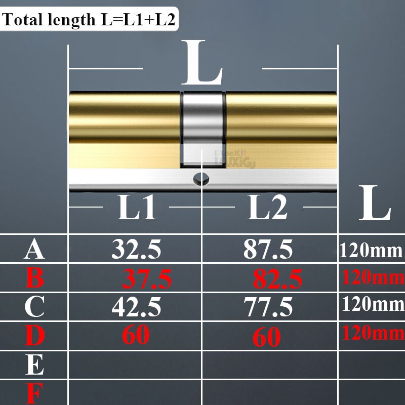 10 keys Door lock  Brass cylinder  65-130 mm Lock cylinder Entrance door lock Cylinder lock Mortise lock 7 door 8 door 9 door - KiwisLove