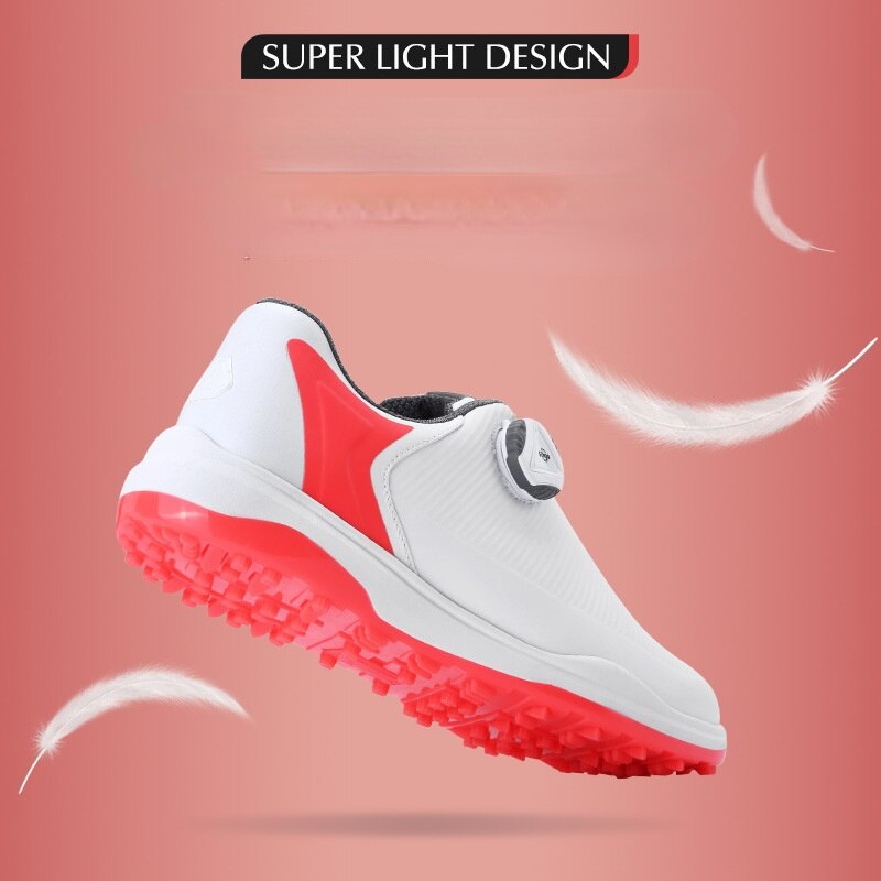 PGM Women&#39;s Golf Shoes Anti-slip Sneakers Fleece Lining Women&#39;s Sports Shoes Autumn Winter Ecco Waterproof Casual Wear XZ192 - KiwisLove