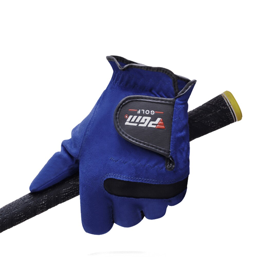 PGM Men Golf Gloves Blue Superfiber Cloth Sport Hand Glove Wear Single Left Right Handed Breathable Skid-proof Protective ST004 - KiwisLove
